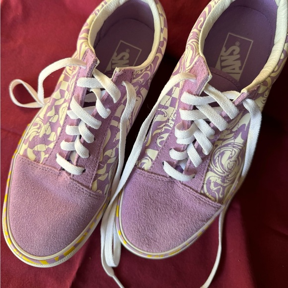Women’s Vans, size 7.5, Old Skool Stacked Wavy Gravy, Lavender - Picture 3 of 11
